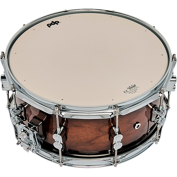 PDP by DW Concept Maple Exotic Snare Drum 14 x 6.5 in. Walnut to Charcoal Burst