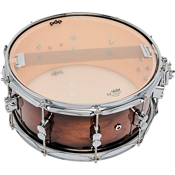 PDP by DW Concept Maple Exotic Snare Drum 14 x 6.5 in. Walnut to Charcoal Burst