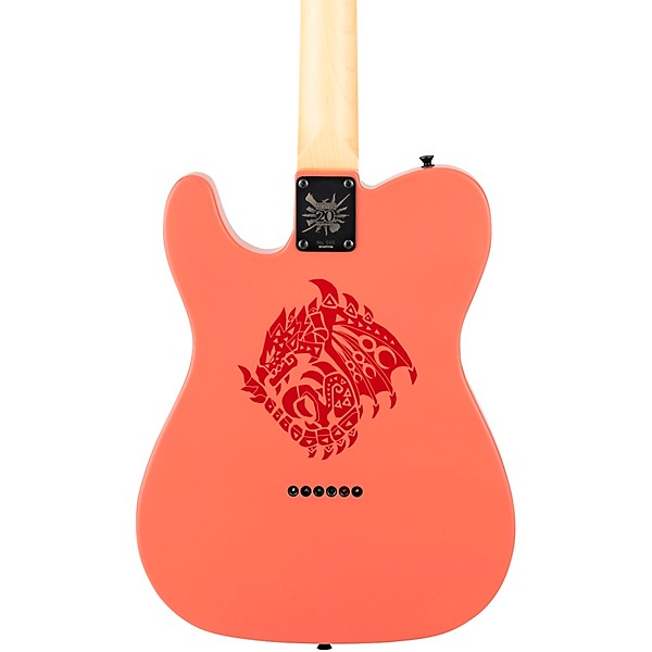 Fender Monster Hunter Rathalos Telecaster Electric Guitar Rathalos Red