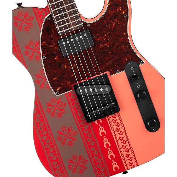 Fender Monster Hunter Rathalos Telecaster Electric Guitar Rathalos Red