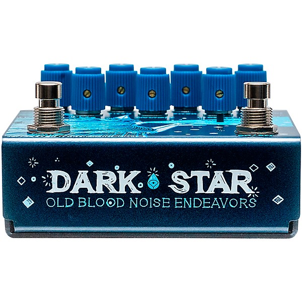 Old Blood Noise Endeavors Dark Star Stereo Soundscape Reverb Effects Pedal Blue