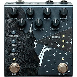 Old Blood Noise Endeavors Dark Star Stereo Soundscape Reverb Effects Pedal Black