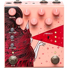 Old Blood Noise Endeavors Dark Star Stereo Soundscape Reverb Effects Pedal Pink