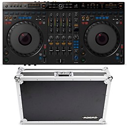 AlphaTheta DDJ-GRV6 Performance DJ Controller With Groove Circuit with Magma Cases DJ-Controller Workstation