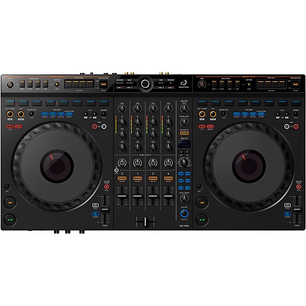 AlphaTheta DDJ-GRV6 Performance DJ Controller With Groove Circuit with Magma Cases DJ-Controller Workstation