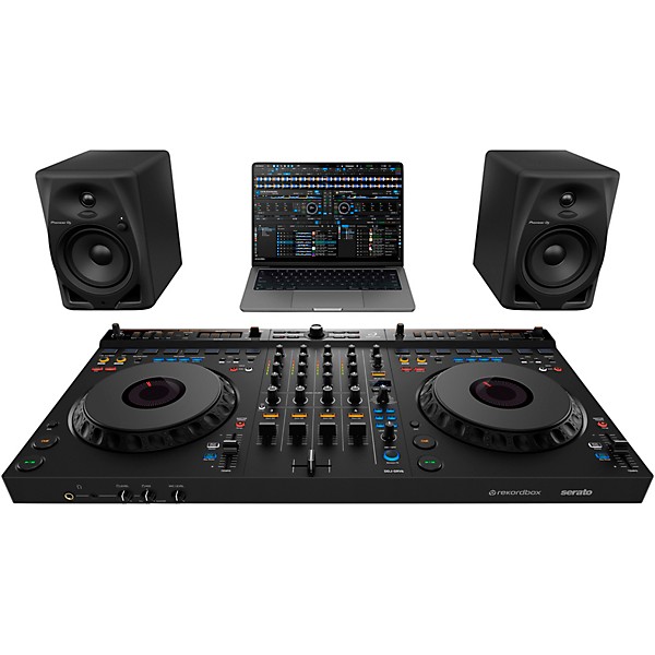 AlphaTheta DDJ-GRV6 Performance DJ Controller With Groove Circuit with Magma Cases DJ-Controller Workstation