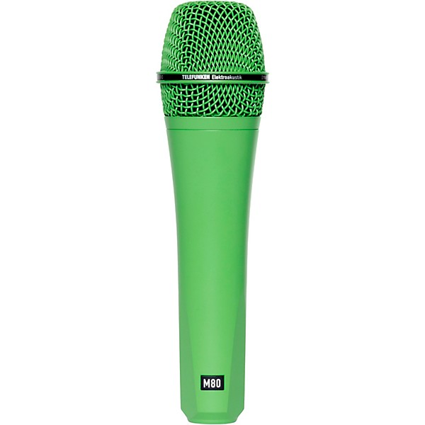 TELEFUNKEN M80 Supercardioid Dynamic Handheld Vocal Microphone Green