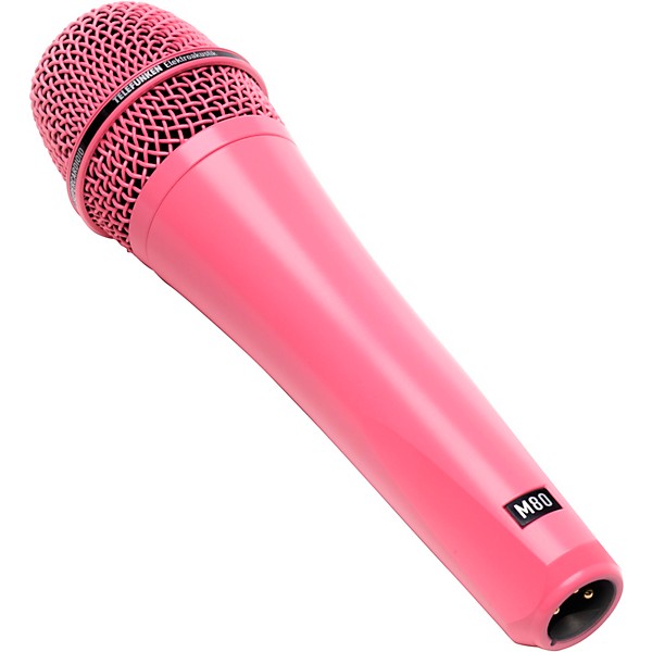 TELEFUNKEN M80 Supercardioid Dynamic Handheld Vocal Microphone Pink