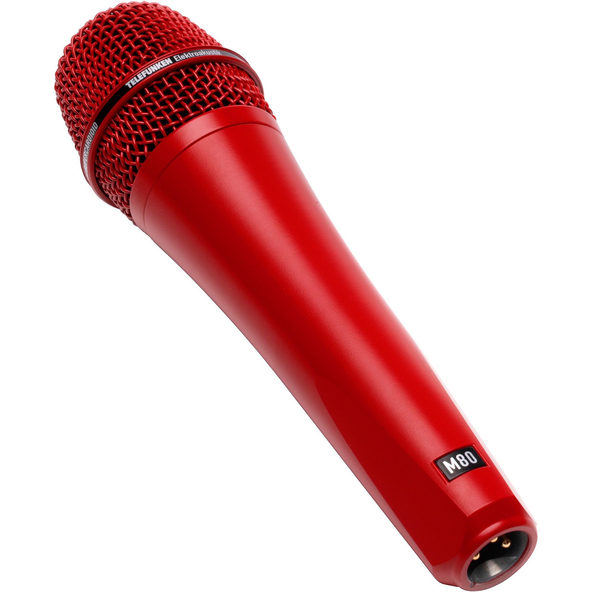TELEFUNKEN M80 Supercardioid Dynamic Handheld Vocal Microphone Red