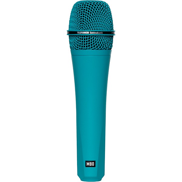 TELEFUNKEN M80 Supercardioid Dynamic Handheld Vocal Microphone Turquoise