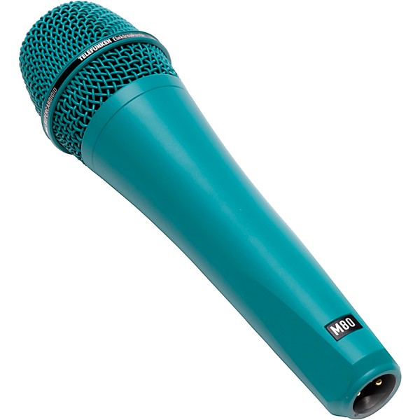 TELEFUNKEN M80 Supercardioid Dynamic Handheld Vocal Microphone Turquoise