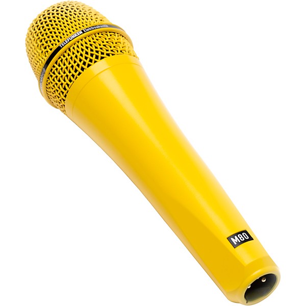 TELEFUNKEN M80 Supercardioid Dynamic Handheld Vocal Microphone Yellow