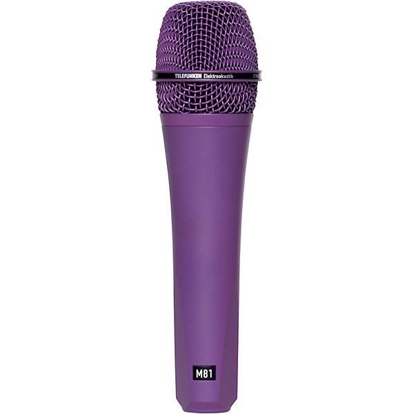 TELEFUNKEN M81 Supercardioid Dynamic Handheld Vocal Microphone Purple