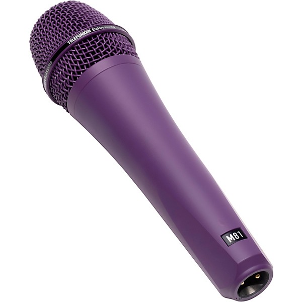 TELEFUNKEN M81 Supercardioid Dynamic Handheld Vocal Microphone Purple