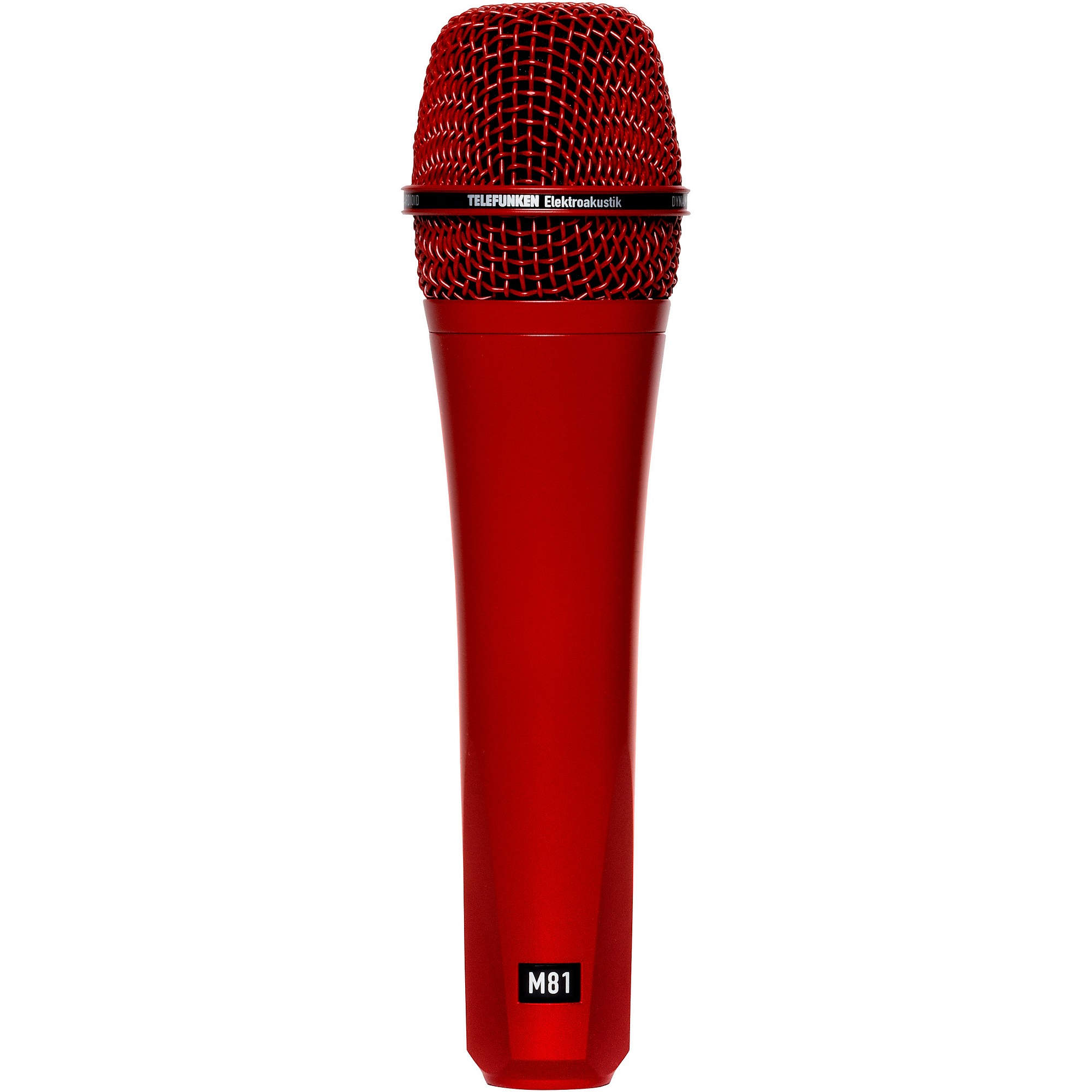 TELEFUNKEN M81 Supercardioid Dynamic Handheld Vocal Microphone Red