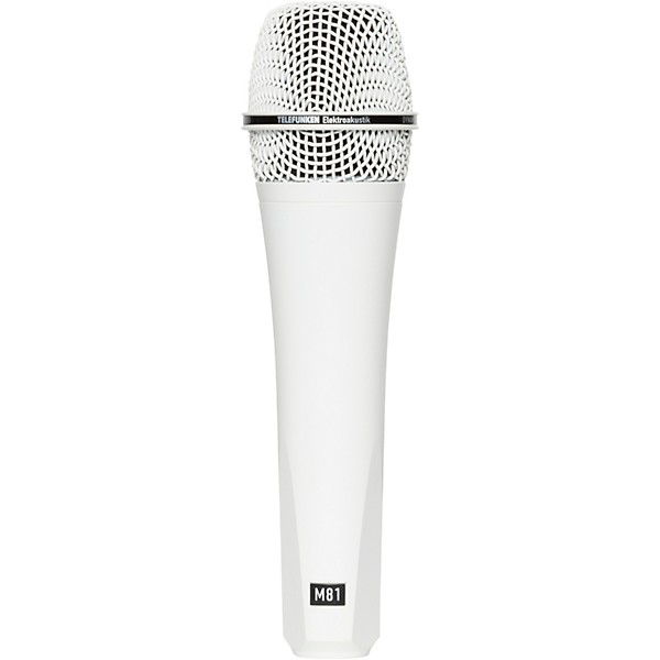 TELEFUNKEN M81 Supercardioid Dynamic Handheld Vocal Microphone White