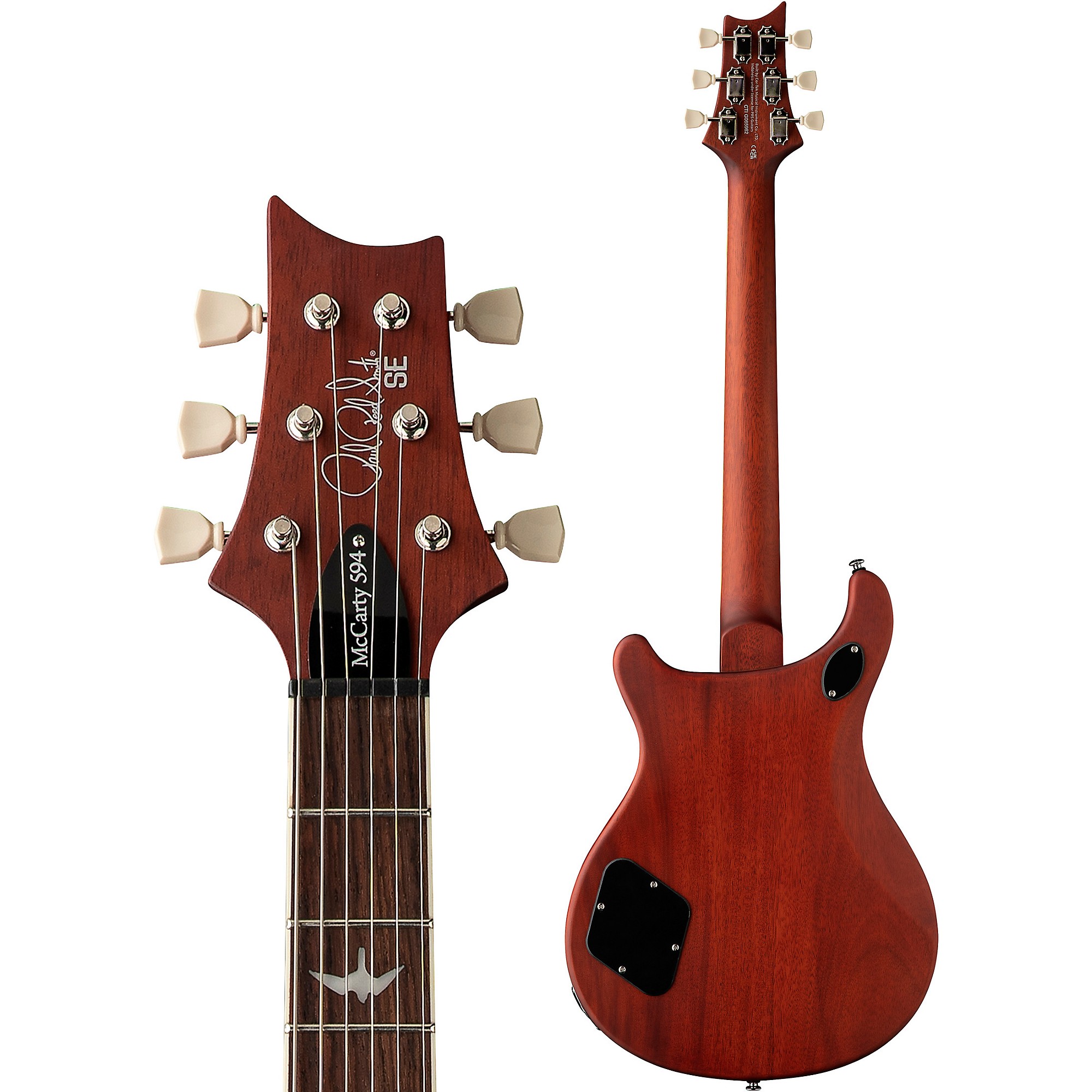 PRS SE Exotic McCarty 594 Laurel Burl Electric Guitar Sunburst