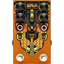 Beetronics FX Larva Morphing Phaser Effects Pedal Orange Anodized