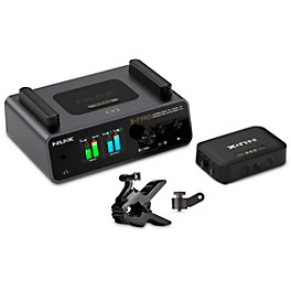 NUX B-7 Pro Professional 2.4GHz In Ear Monitoring Wireless System W/Clamp Black