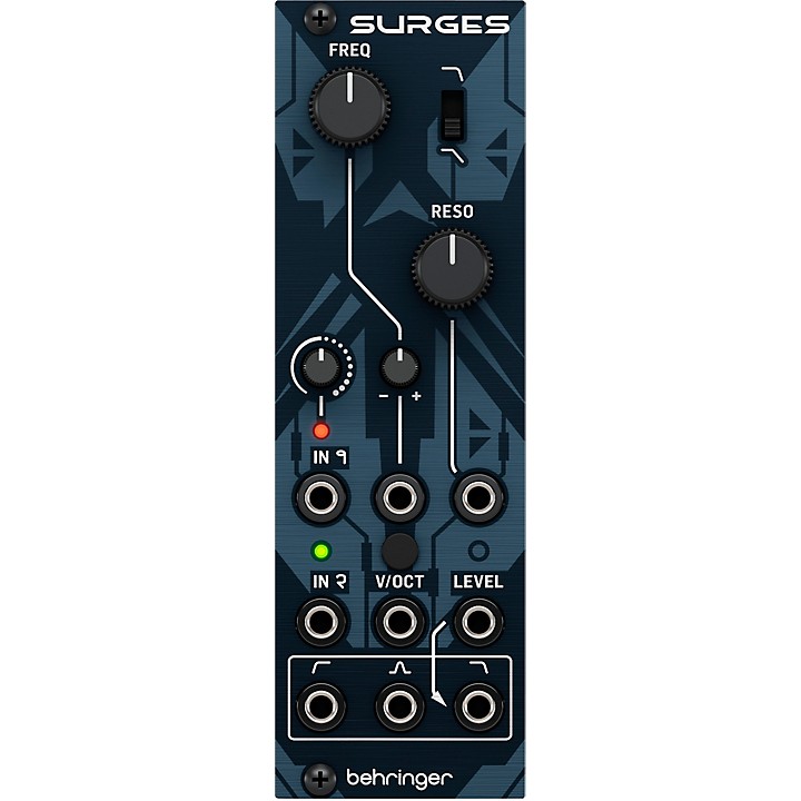Behringer Surges / Ripplesクローン Behringer Surges Multi-Mode Filter for Eurorack | Guitar Center