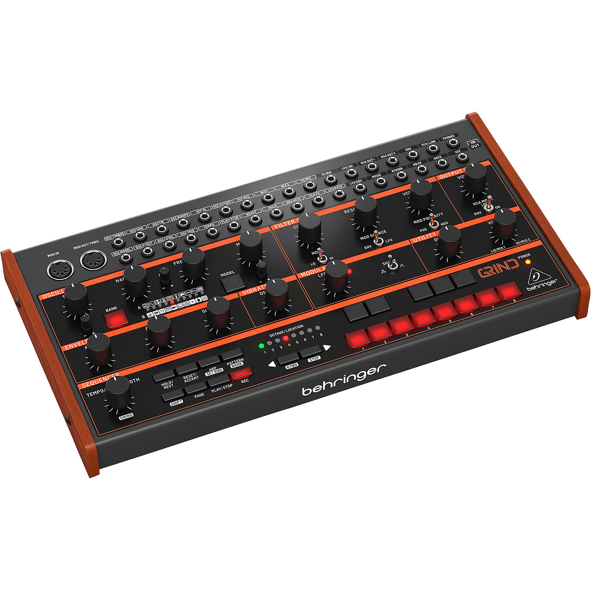 BEHRINGER GRIND ハイブリッドシンセサイザー Behringer GRIND Hybrid Semi-Modular Synthesizer | Guitar Center