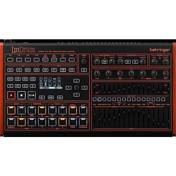 Behringer LmDrum Hybrid Sampling Drum Machine