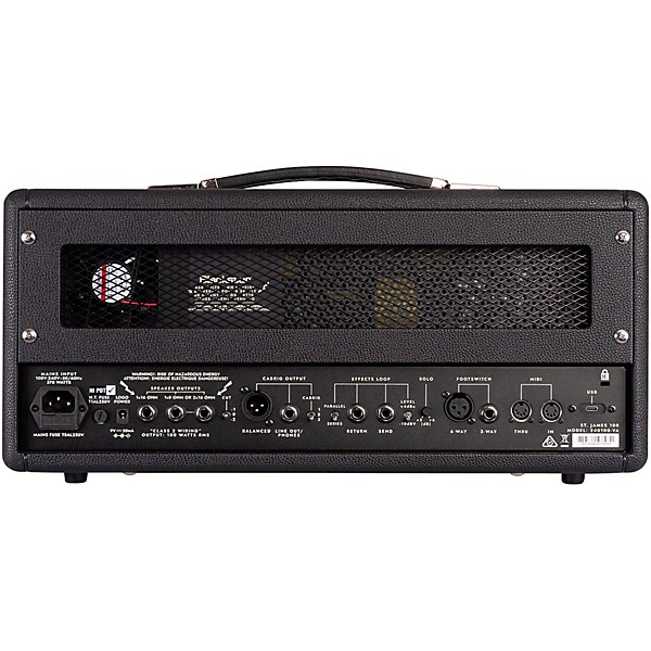 Blackstar St. James 100 100W Tube Guitar Amp Head Black