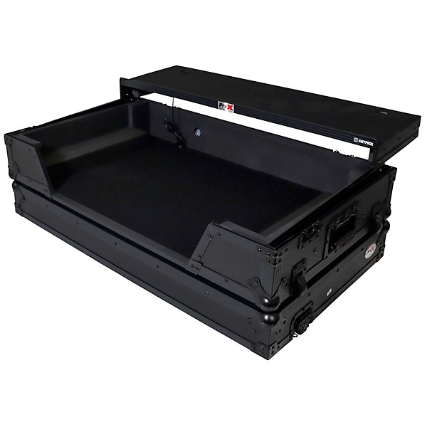 ProX Case for Pioneer XDJ-AZ with Sliding Laptop Shelf, Wheels, 1U Rails and LED