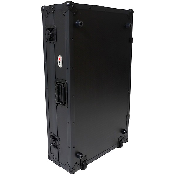 ProX Case for Pioneer XDJ-AZ Black on Black with Wheels and 1U Rack Rails Black