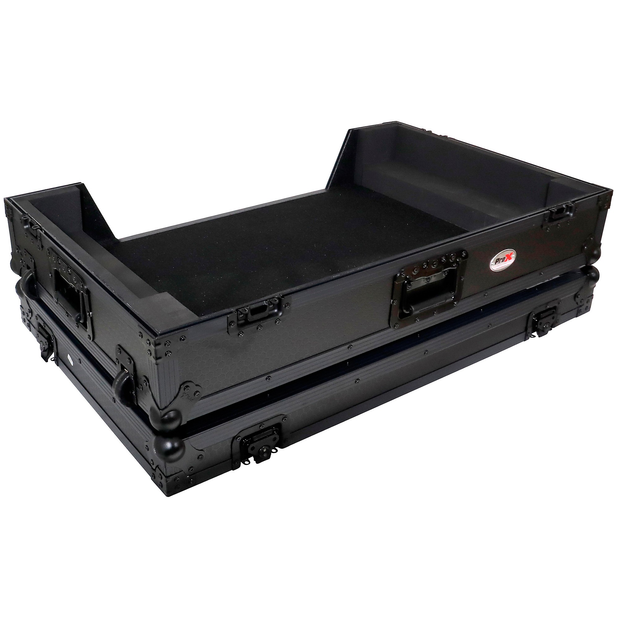 ProX Case for Pioneer XDJ-AZ Black on Black with Wheels and 1U