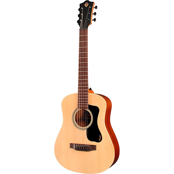Guild Travel Spruce Mini Dreadnought Acoustic Guitar Natural