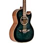 H. Jimenez LBQ1E El Estandar Flame Maple Top Acoustic-Electric Bajo Quinto Transparent Black thumbnail