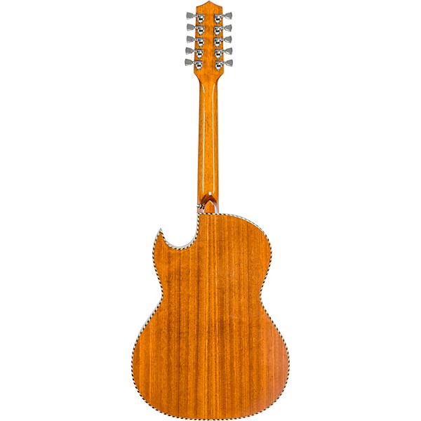 H. Jimenez LBQ1E El Estandar Mahogany Acoustic-Electric Bajo Quinto Natural