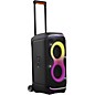 JBL PartyBox Stage 320 Portable Party Speaker with Pro Sound, Adaptive Lightshow & Telescopic Handle/Wheels