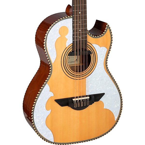 H. Jimenez LBQ4E El Patron Acoustic-Electric Bajo Quinto Natural