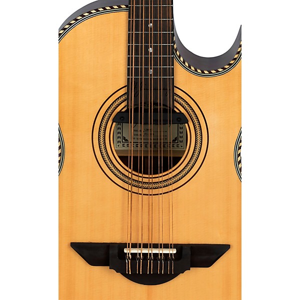 H. Jimenez LBQ4E El Patron Acoustic-Electric Bajo Quinto Natural