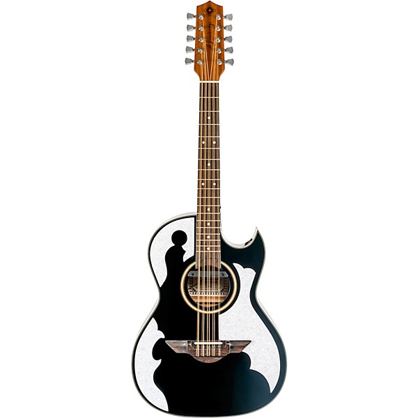 H. Jimenez LBQ4E El Patron Acoustic-Electric Bajo Quinto Black