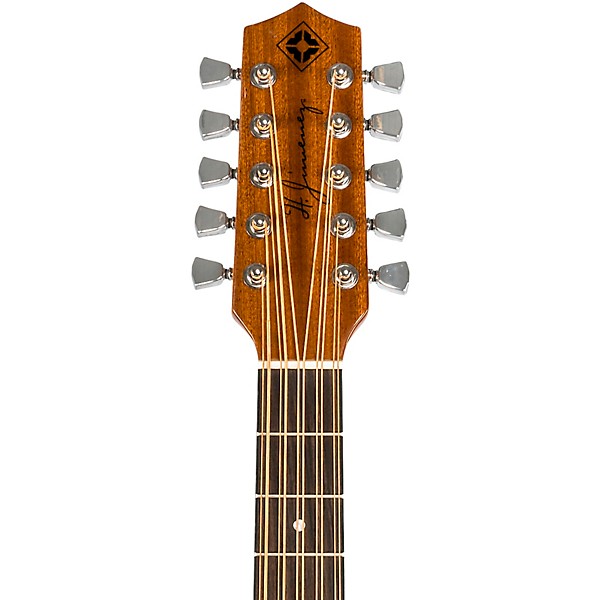 H. Jimenez LBQ4E El Patron Acoustic-Electric Bajo Quinto Black