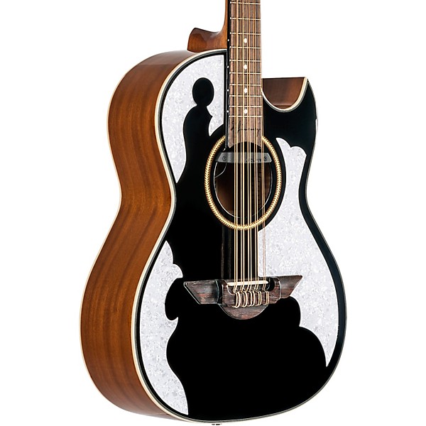 H. Jimenez LBQ4E El Patron Acoustic-Electric Bajo Quinto Black