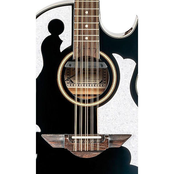 H. Jimenez LBQ4E El Patron Acoustic-Electric Bajo Quinto Black