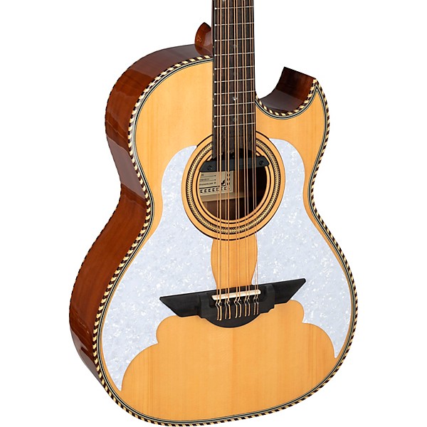 H. Jimenez LBQ3E El Murcielago Acoustic-Electric Bajo Quinto Natural