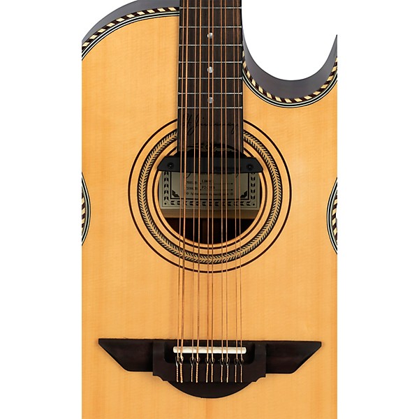 H. Jimenez LBQ3E El Murcielago Acoustic-Electric Bajo Quinto Natural