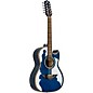 H. Jimenez LBQ4E El Patron Acoustic-Electric Bajo Quinto Transparent Blue