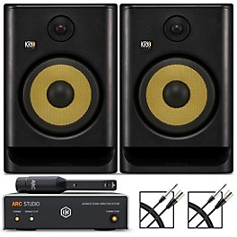 KRK ROKIT 8 Generation 8 8" Studio Monitor Pair with IK Multimedia ARC Studio Advanced Room Correction System