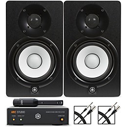 Yamaha HS5 5" Studio Monitor Pair with IK Multimedia ARC Studio Advanced Room Correction System