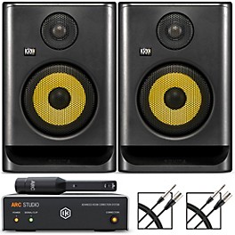 KRK ROKIT 5 Generation 5 5" Studio Monitor Pair with IK Multimedia ARC Studio Advanced Room Correction System