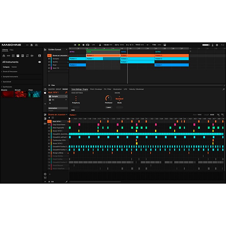 Native Instruments Maschine Central library DL | Guitar Center