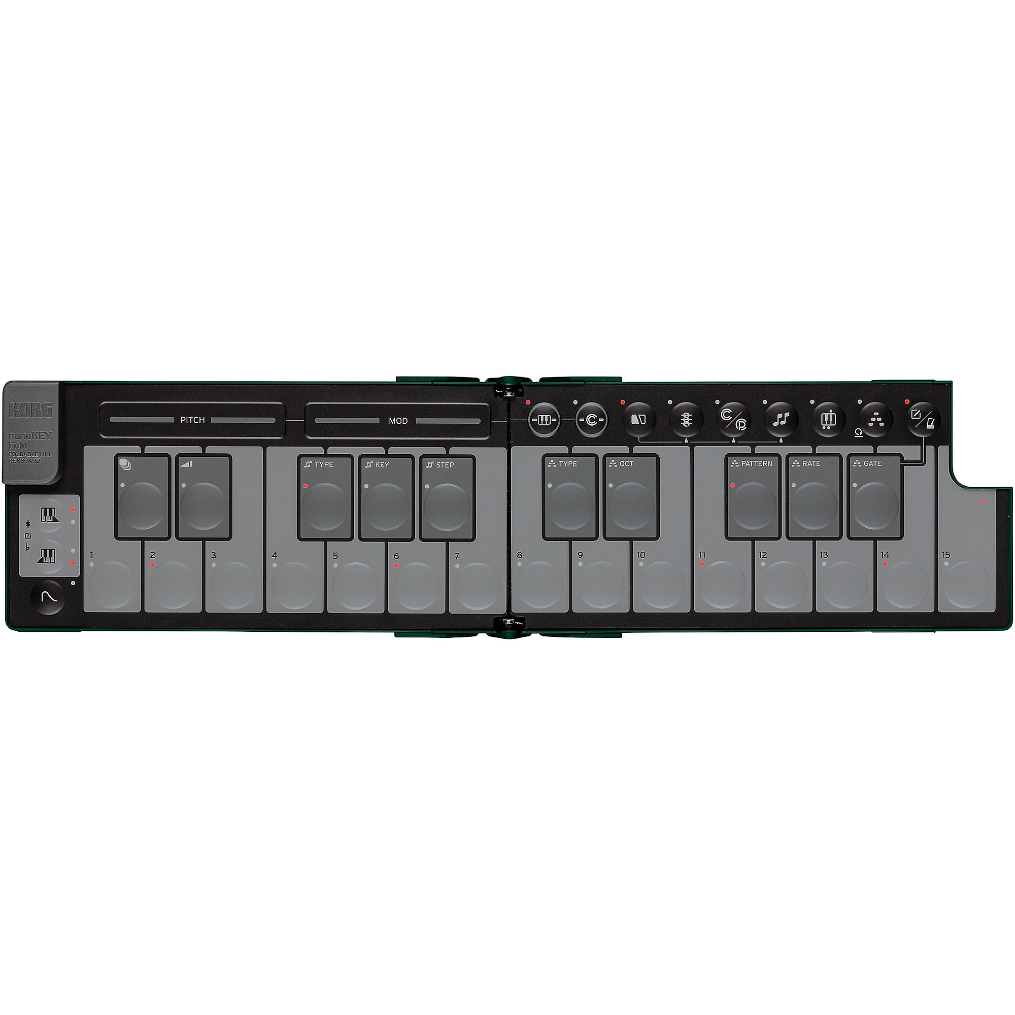 DTM・DAW KORG nanoKEY Fold Alpine Green Amazon.com: Korg nanoKEY Fold | Foldable MIDI Keyboard