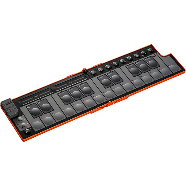 KORG nanoKEY Fold - Foldable MIDI keyboard Lava Orange