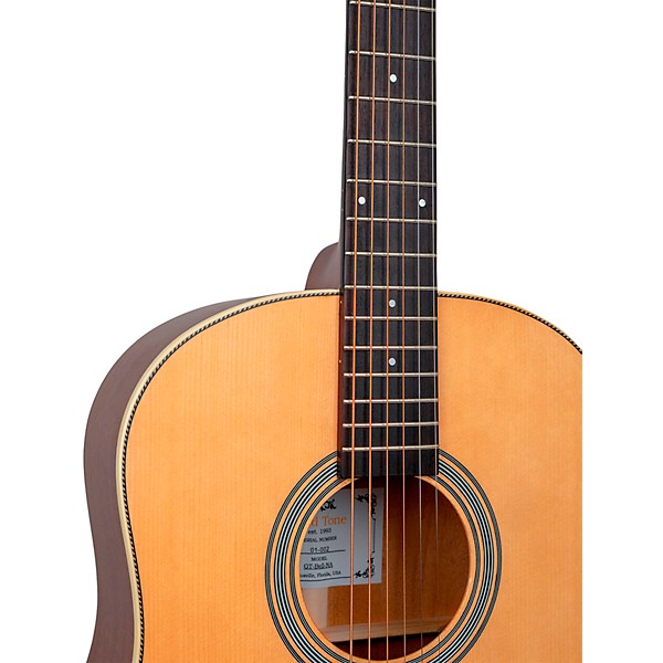 Gold Tone GT-Bell All Solid Wood Slope Shoulder Acoustic-Electric Guitar Natural